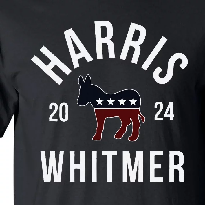 Harris Whitmer 2024 Vote Kamala Harris Gretchen Whitmer 24 Tall T-Shirt