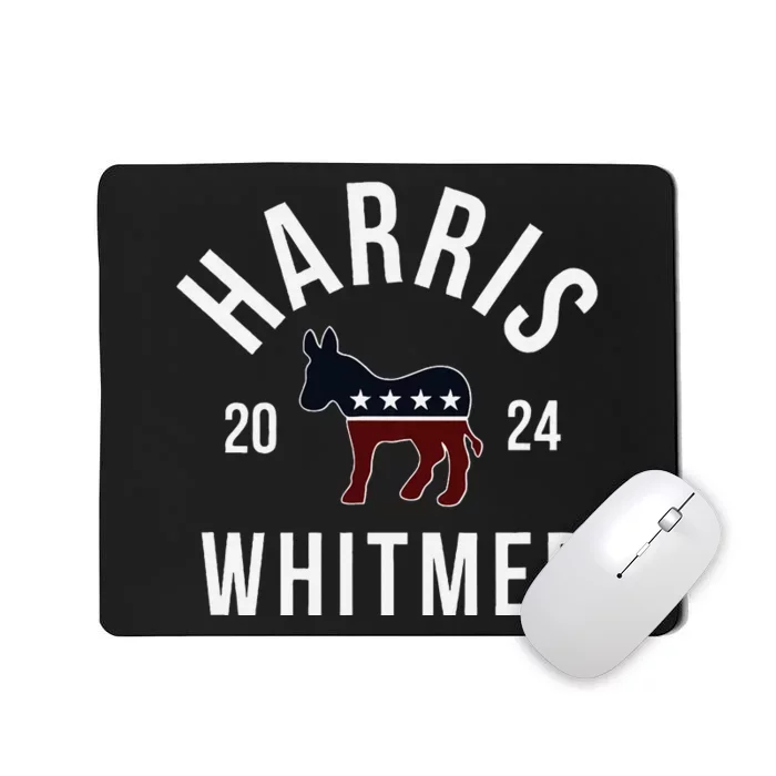 Harris Whitmer 2024 Vote Kamala Harris Gretchen Whitmer 24 Mousepad