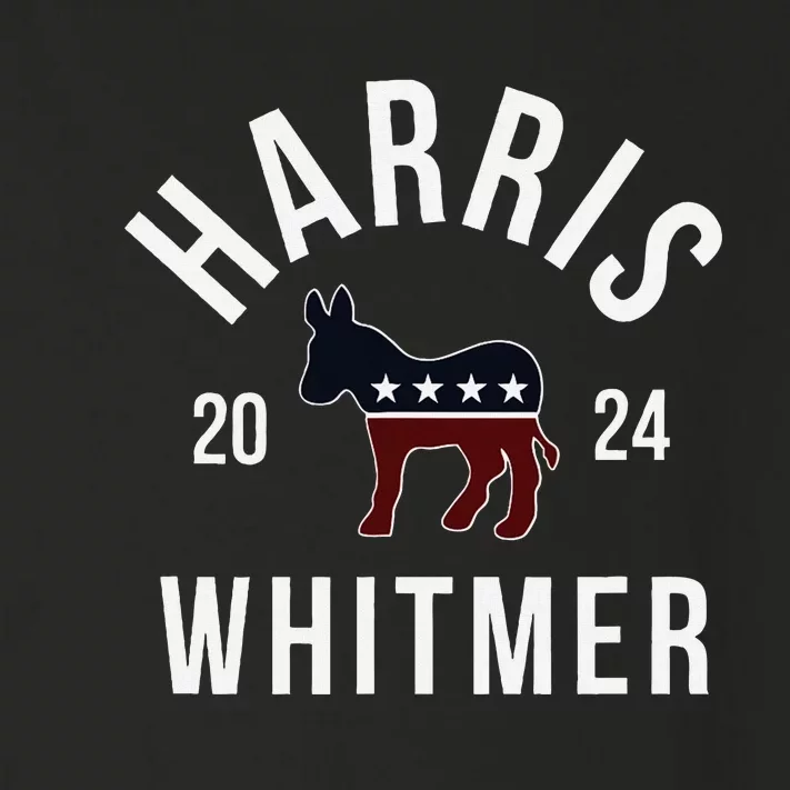 Harris Whitmer 2024 Vote Kamala Harris Gretchen Whitmer 24 Toddler Long Sleeve Shirt