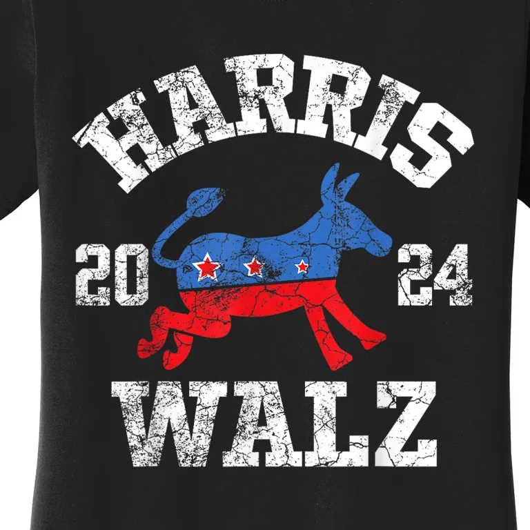 Harris Waltz 2024 Election Kamala Harris Tim Waltz 2024 Women's T-Shirt