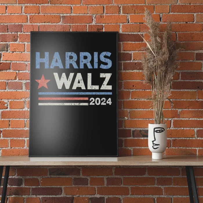 Harris Waltz 2024 Election Kamala Harris Tim Waltz 2024 Poster