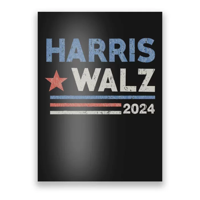 Harris Waltz 2024 Election Kamala Harris Tim Waltz 2024 Poster