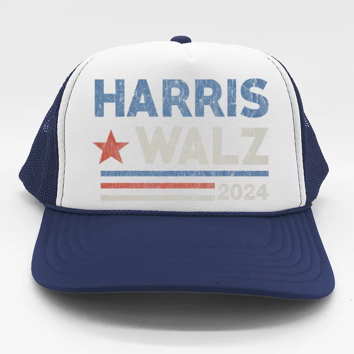 Harris Waltz 2024 Election Kamala Harris Tim Waltz 2024 Trucker Hat