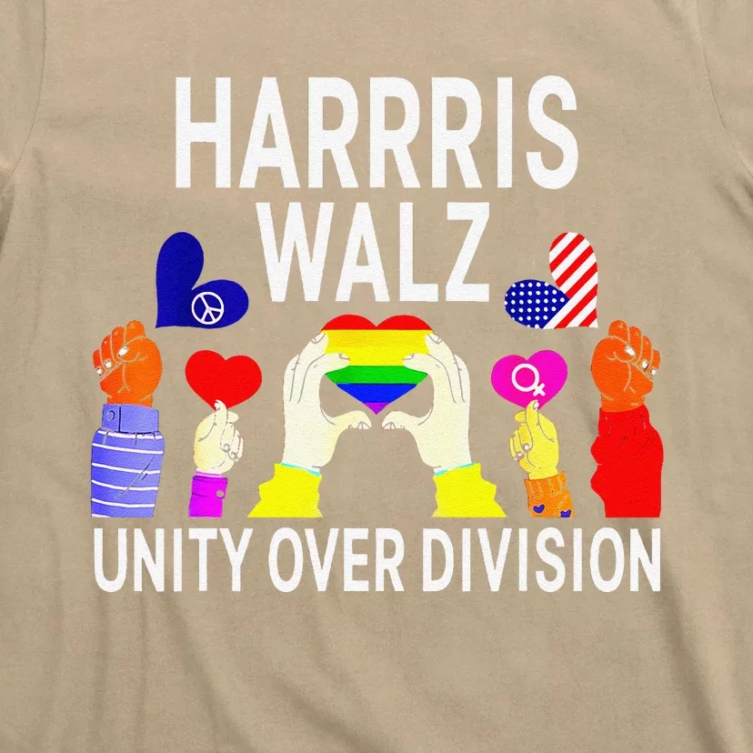 Harris Waltz 2024 Unity Over Division T-Shirt