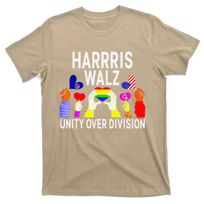 Harris Waltz 2024 Unity Over Division T-Shirt