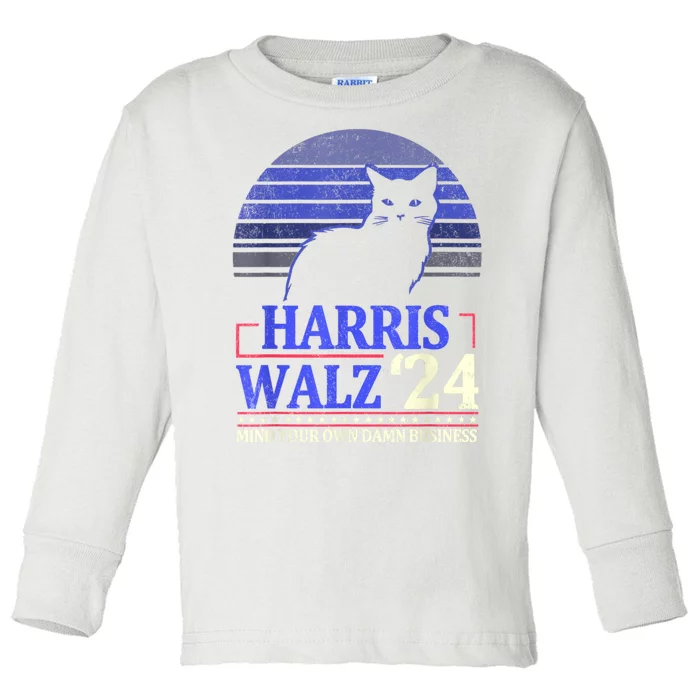 Harris Waltz 2024 Toddler Long Sleeve Shirt