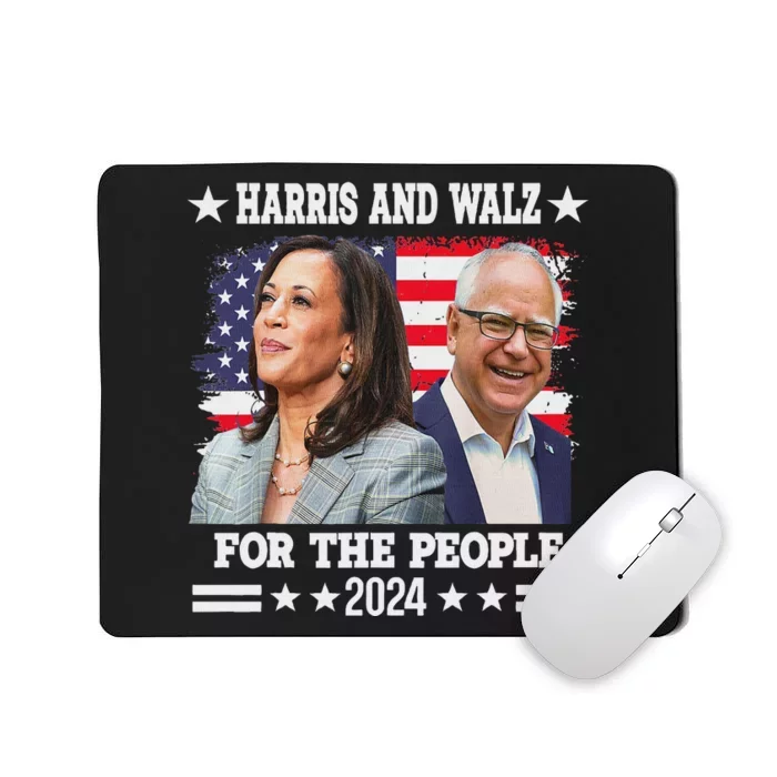 Harris Walz 2024 Election Kamala Harris Tim Waltz Mousepad