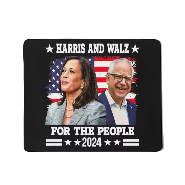 Harris Walz 2024 Election Kamala Harris Tim Waltz Mousepad