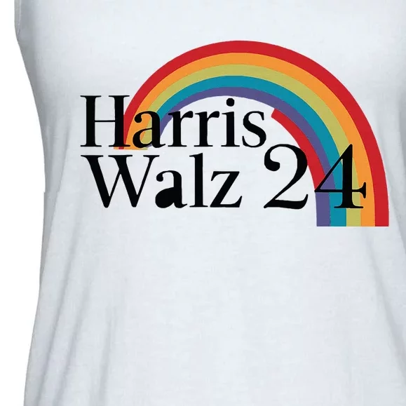 Harris Walz 24 Rainbow Radiance Ladies Essential Flowy Tank