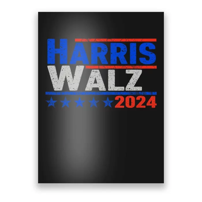 Harris Waltz 2024 Election Kamala Harris Tim Waltz 2024 Poster