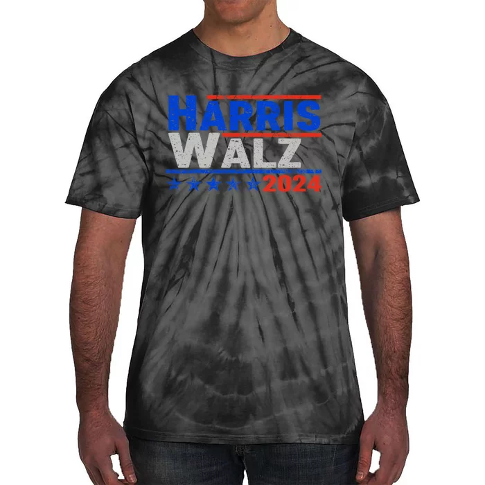 Harris Waltz 2024 Election Kamala Harris Tim Waltz 2024 Tie-Dye T-Shirt