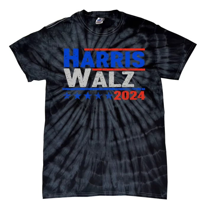 Harris Waltz 2024 Election Kamala Harris Tim Waltz 2024 Tie-Dye T-Shirt