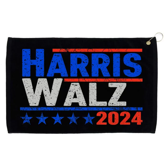 Harris Waltz 2024 Election Kamala Harris Tim Waltz 2024 Grommeted Golf Towel