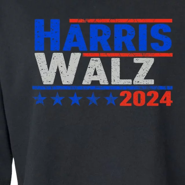 Harris Waltz 2024 Election Kamala Harris Tim Waltz 2024 Cropped Pullover Crew