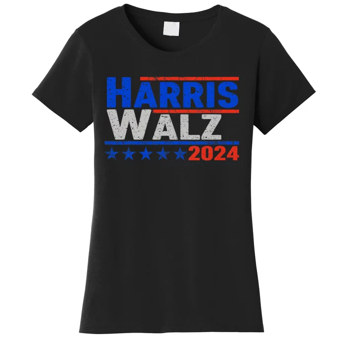 Harris Waltz 2024 Election Kamala Harris Tim Waltz 2024 Women's T-Shirt