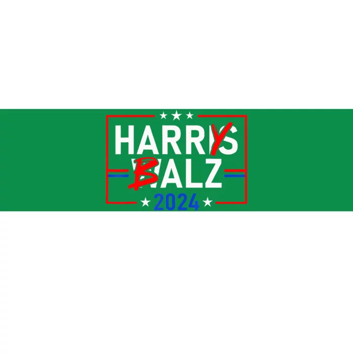 Harris Walz 24 Harry Balz 2024 Democratics Vote Bumper Sticker