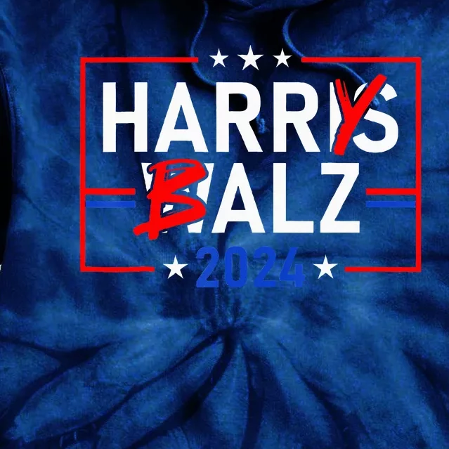 Harris Walz 24 Harry Balz 2024 Democratics Vote Tie Dye Hoodie