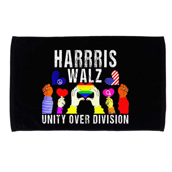 Harris Waltz 2024 Unity Over Division Microfiber Hand Towel