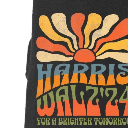 Harris Waltz 2024 For A Brighter Tomorrow Doggie 3-End Fleece Hoodie