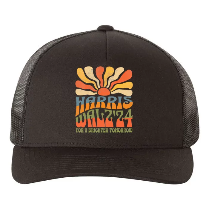 Harris Waltz 2024 For A Brighter Tomorrow Yupoong Adult 5-Panel Trucker Hat