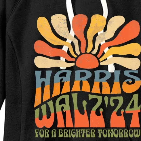 Harris Waltz 2024 For A Brighter Tomorrow Women's Fleece Hoodie