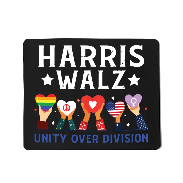 Harris Walz 2024 Unity Over Division Harris Walz 2024 Mousepad