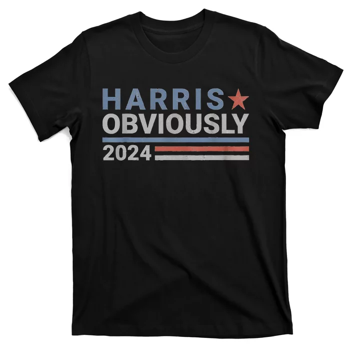 Harris Waltz 2024 Obviously Tim Walz Kamala Harris 2024 Gift T-Shirt