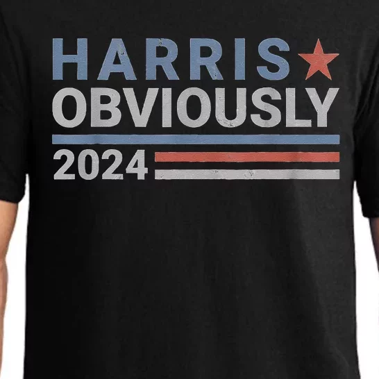 Harris Waltz 2024 Obviously Tim Walz Kamala Harris 2024 Gift Pajama Set