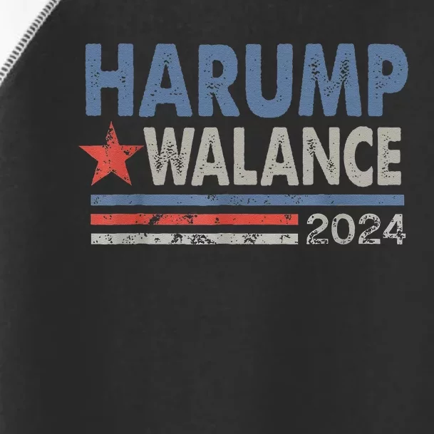 Harump Wallace 2024 Harris Trump Walz Vance Funny Toddler Fine Jersey T-Shirt