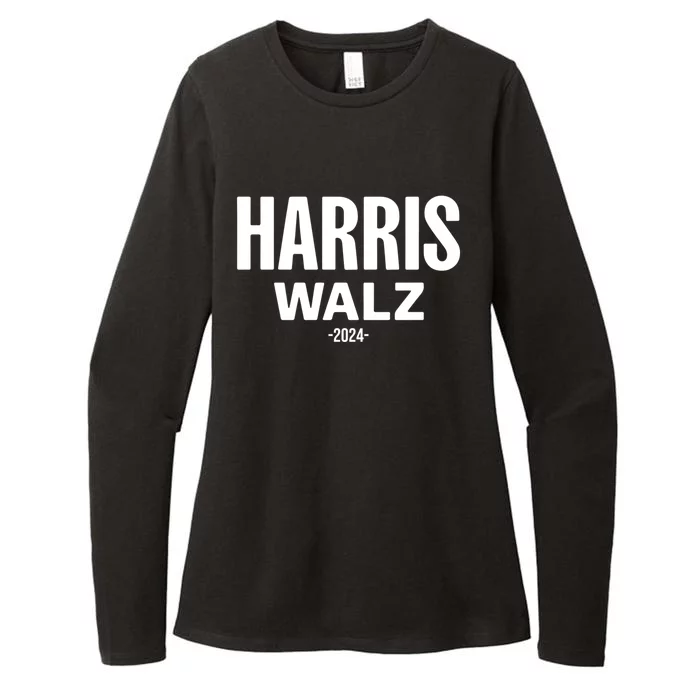 Harris Walz 2024 For President Patriotic Kamala Waltz 2024 Cool Gift Womens CVC Long Sleeve Shirt