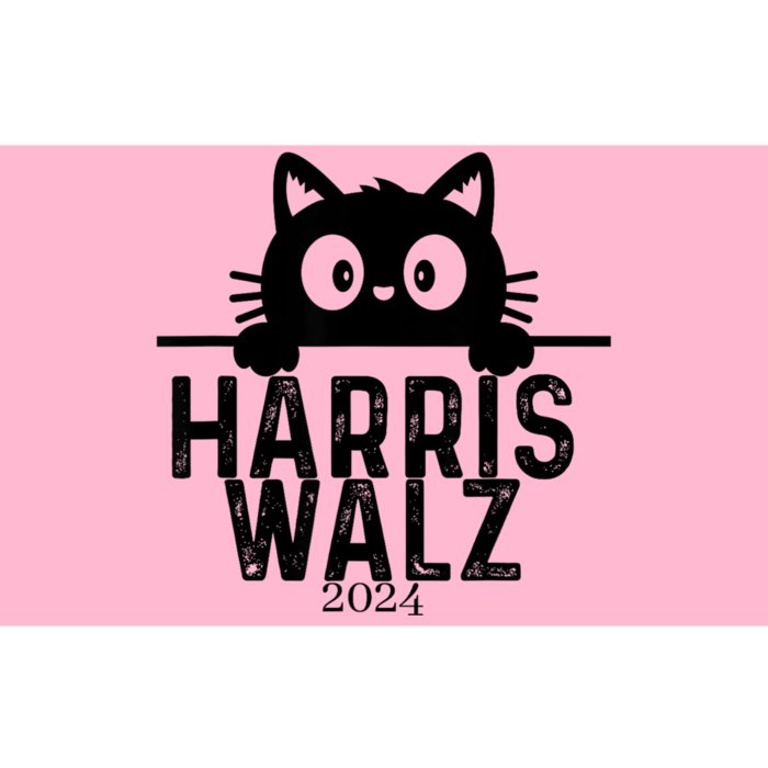 Harris Waltz 2024 Funny Cat Bumper Sticker