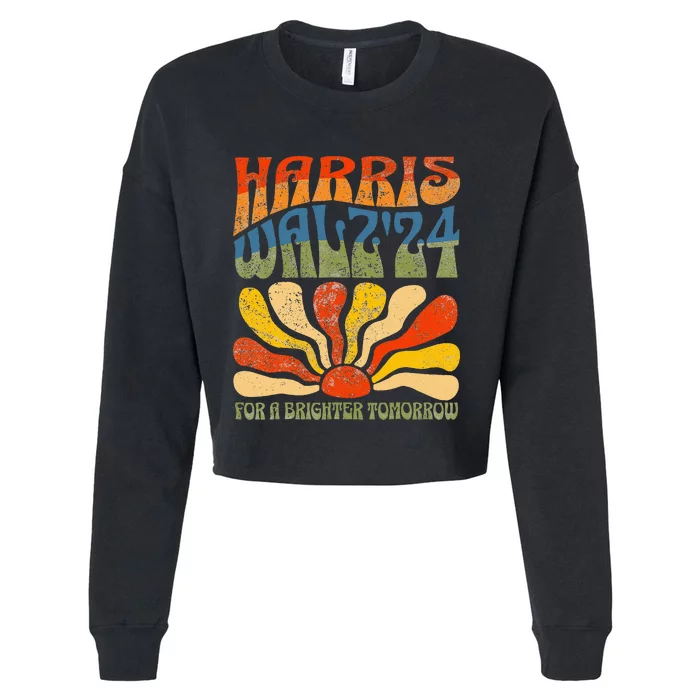 Harris Waltz 24 For A Brighter Tomorrow Cropped Pullover Crew