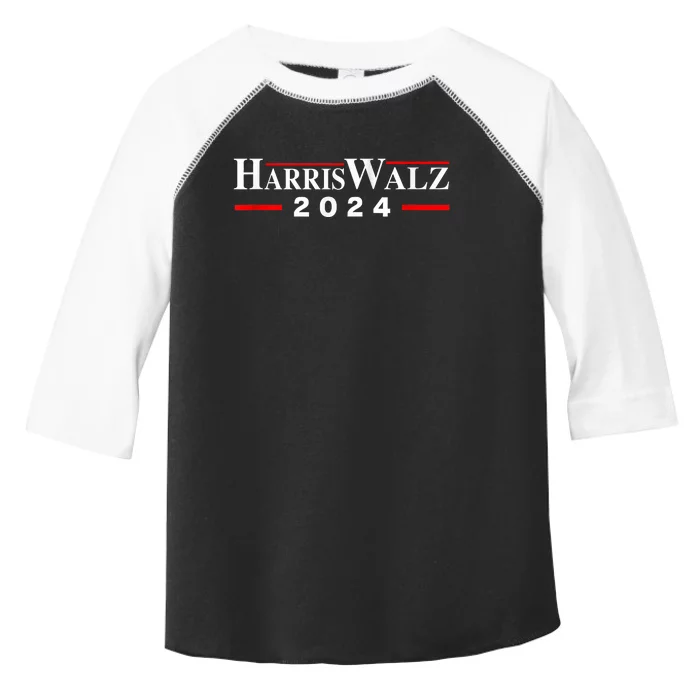 Harris Waltz 2024 Kamala Harris Tim Waltz 2024 Toddler Fine Jersey T-Shirt