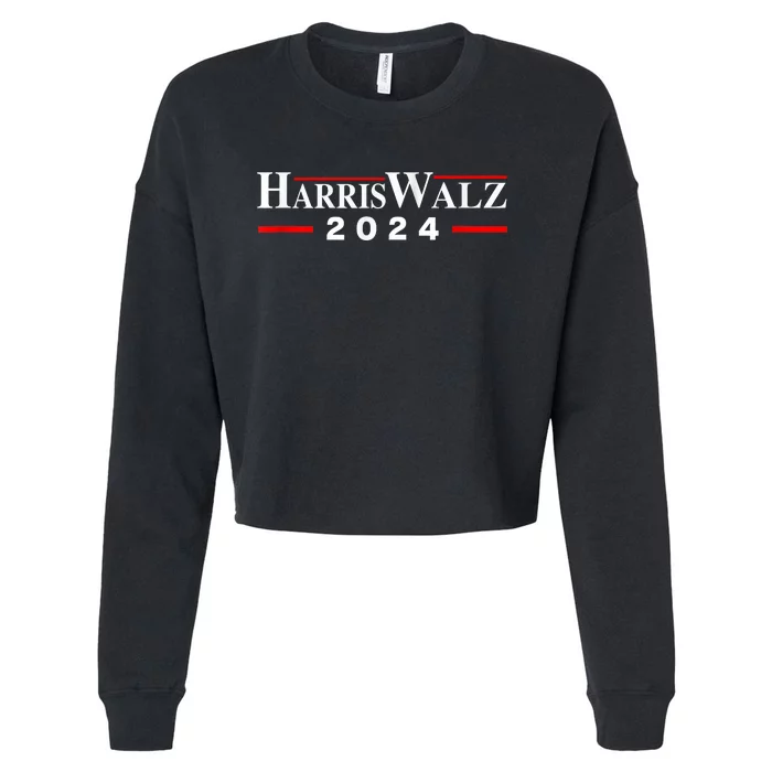 Harris Waltz 2024 Kamala Harris Tim Waltz 2024 Cropped Pullover Crew