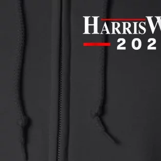 Harris Waltz 2024 Kamala Harris Tim Waltz 2024 Full Zip Hoodie