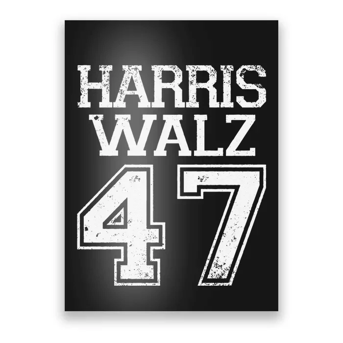 Harris Walz 2024 Campaign For President Harris Waltz Vintage Gift Poster