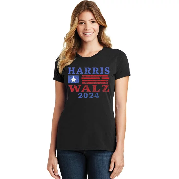 Harris Waltz 2024 Election Kamala Harris Tim Waltz 2024 Women's T-Shirt