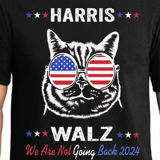 Harris Waltz 2024 We Are Not Going Back Kamala Harris Waltz Pajama Set