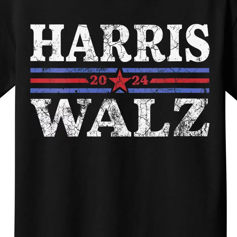 Harris Waltz 2024 Election Kamala Harris Tim Waltz 2024 Kids T-Shirt