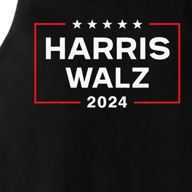 Harris Waltz 2024 Walz Gift Ladies Tri-Blend Wicking Tank