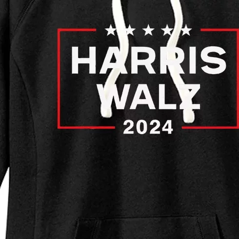 Harris Waltz 2024 Walz Gift Women's Fleece Hoodie