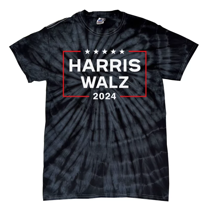 Harris Waltz 2024 Walz Gift Tie-Dye T-Shirt