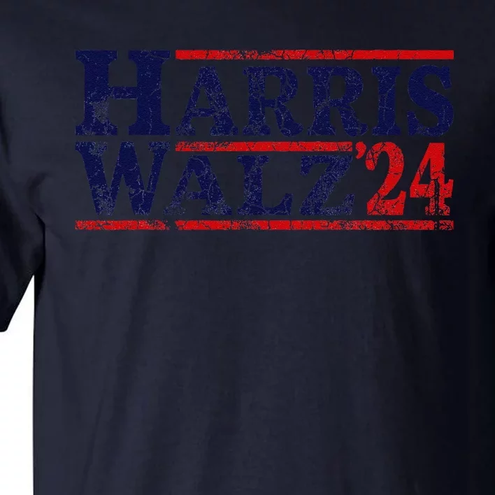 Harris Walz 2024 Election Kamala Harris Tim Waltz 2024 Gift Tall T-Shirt