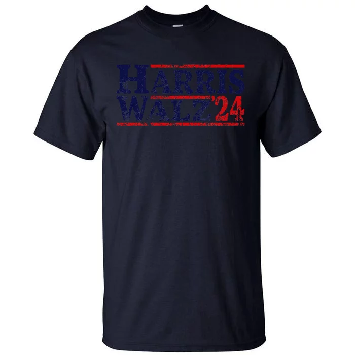 Harris Walz 2024 Election Kamala Harris Tim Waltz 2024 Gift Tall T-Shirt