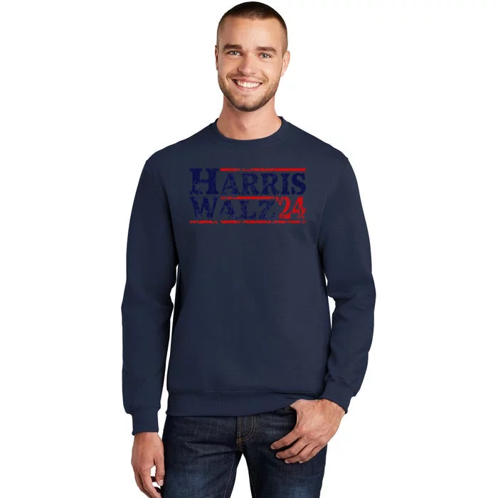 Harris Walz 2024 Election Kamala Harris Tim Waltz 2024 Gift Tall Sweatshirt