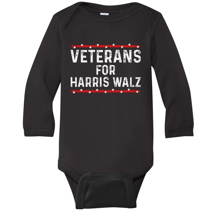 Harris Walz 2024 Election Kamala Harris Waltz 2024 Baby Long Sleeve Bodysuit