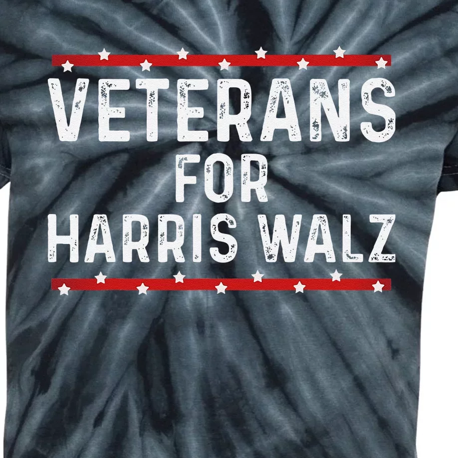 Harris Walz 2024 Election Kamala Harris Waltz 2024 Kids Tie-Dye T-Shirt