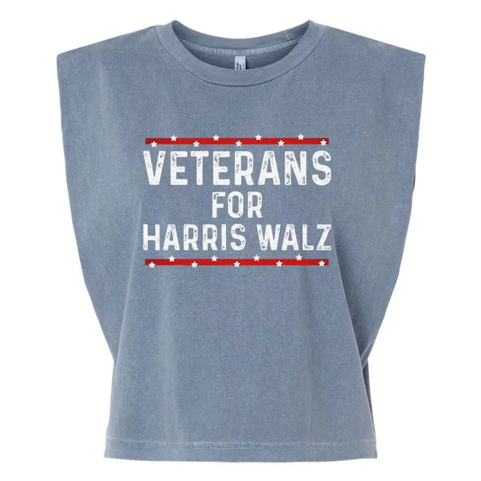 Harris Walz 2024 Election Kamala Harris Waltz 2024 Garment-Dyed Women's Muscle Tee