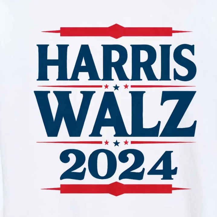 Harris Walz 2024 Election Kamala Harris Tim Walz Waltz Garment-Dyed Sweatshirt