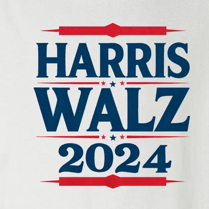 Harris Walz 2024 Election Kamala Harris Tim Walz Waltz Toddler Long Sleeve Shirt